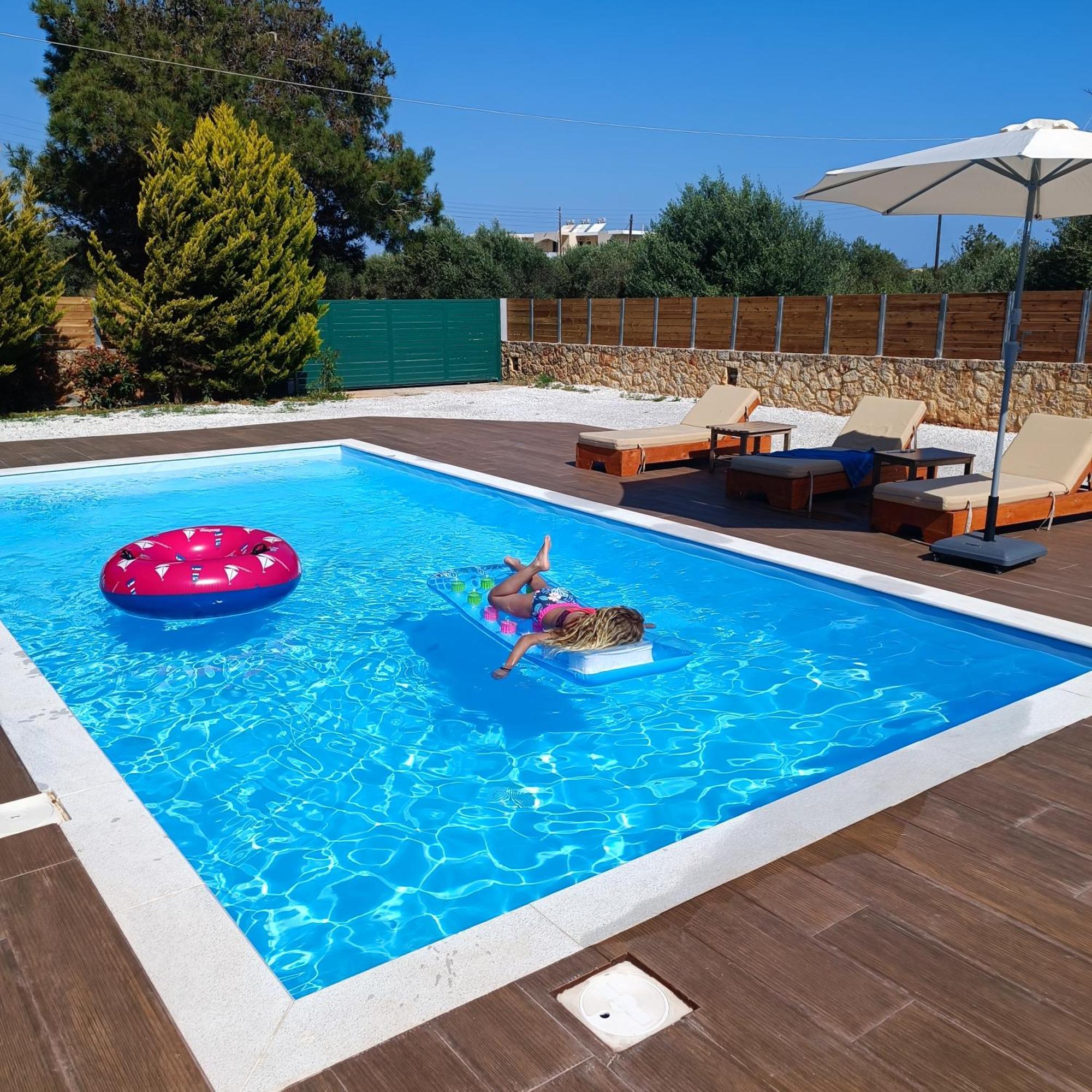 Drosoula Villa 3Bdr Private Swimming Pool Chorafakia Exterior photo