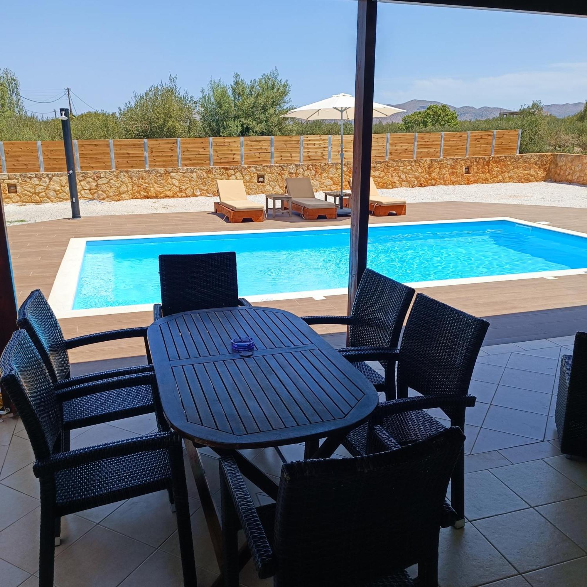 Drosoula Villa 3Bdr Private Swimming Pool Chorafakia Exterior photo